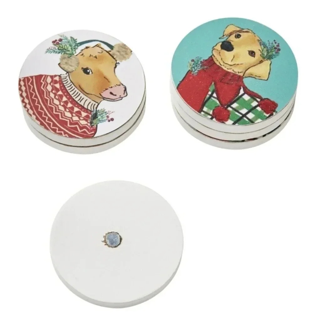 The Pioneer Woman Holiday Barn MDF Tic-Tac-Toe Game - Picture 5 of 8